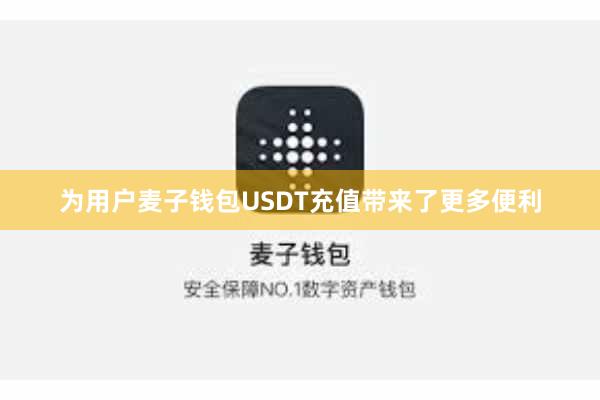 为用户麦子钱包USDT充值带来了更多便利