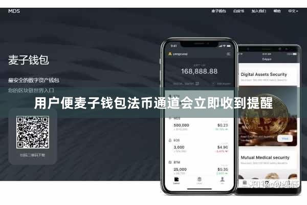 用户便麦子钱包法币通道会立即收到提醒