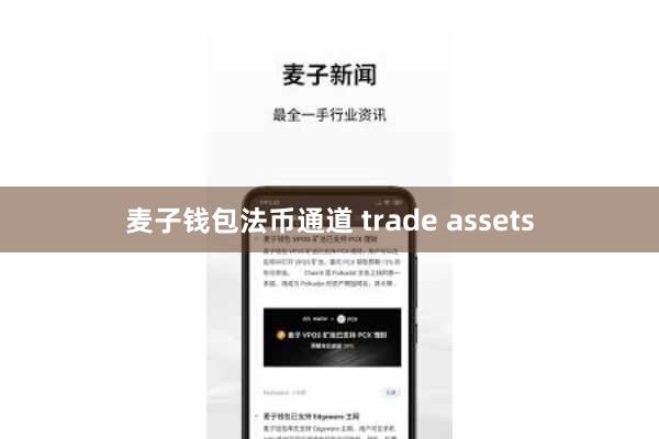 麦子钱包法币通道 trade assets